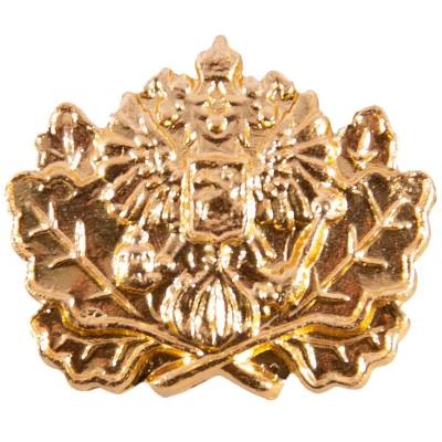 Эмблема ( знак ) петличная ( петлица ) Лесник, цвет золотистая по низкой цене