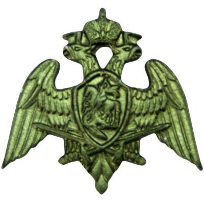 Эмблема ( знак ) петличная ( петлица ) ФСВНГ ( Росгвардия ) РФ 23 мм, цвет защитная в Москве