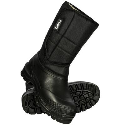 Сапоги Аляска ЭВА ( EVA ) ПВХ 910 мужские зимние на липучке, цвет черный Сапоги LIGHT ( ЛАЙТ ) Аляска ЭВА ( EVA ) ПВХ 910 мужские зимние на липучке черные (1504935)