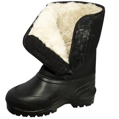 Сапоги Аляска ЭВА ( EVA ) ПВХ 910 мужские зимние на липучке, цвет черный Сапоги LIGHT ( ЛАЙТ ) Аляска ЭВА ( EVA ) ПВХ 910 мужские зимние на липучке черные (1504935)