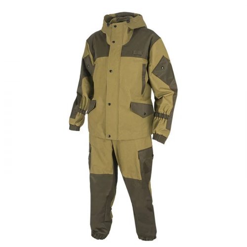 Костюм горный ( горка ) Горка утепленный осенний куртка со съемной флисовой подкладкой, цвет хаки Костюм горка