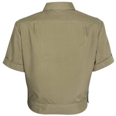 Рубашка ( блузка ) форменная VT для военнослужащих ВС СССР женская с коротким рукавом хаки (1109999)