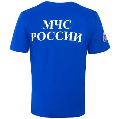 Футболка VT форменная МЧС России EMERCOM синяя (1212923)