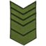 Знак - годичка ( нашивка шеврон ) VT нарукавный за выслугу лет ( по годам службы ) 13 лет полевой (2508088)