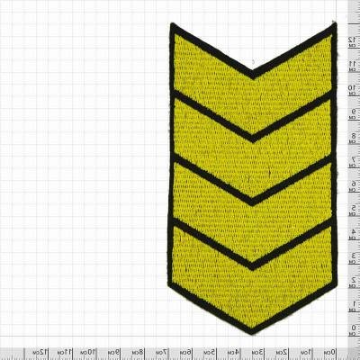 Знак - годичка ( нашивка шеврон ) VT нарукавный за выслугу лет ( по годам службы ) 20 лет вышитый (2508045)