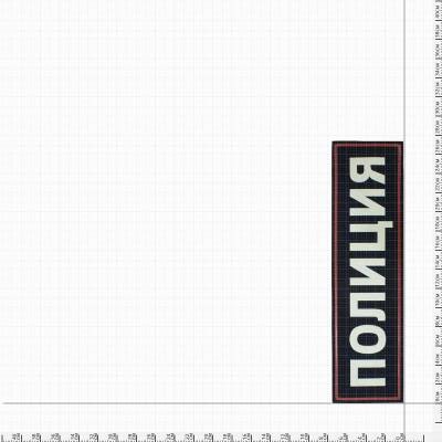 Нашивка ( шеврон ) VT на спину Полиция 27х8 пластизолевая темно-синяя (2502989)