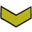 Знак - годичка ( нашивка шеврон ) VT нарукавный за выслугу лет ( по годам службы ) 5 лет вышитый (2508030)