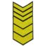 Знак - годичка ( нашивка шеврон ) VT нарукавный за выслугу лет ( по годам службы ) 18 лет вышитый (2508043)