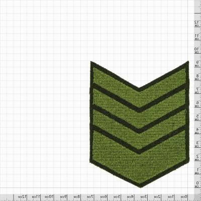 Знак — годичка ( нашивка шеврон ) нарукавный за выслугу лет ( по годам службы ) 8 лет полевой Знак - годичка ( нашивка шеврон ) VT нарукавный за выслугу лет ( по годам службы ) 8 лет полевой (2508083)