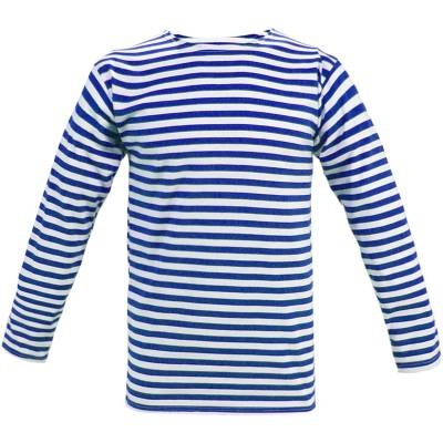 Тельняшка ВДВ для военнослужащих длинный рукав хб уставная голубая полоса Тельняшка VT ВДВ для военнослужащих длинный рукав хб уставная голубая полоса (1205961)