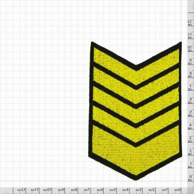 Знак — годичка ( нашивка шеврон ) нарукавный за выслугу лет ( по годам службы ) 9 лет вышитый Знак - годичка ( нашивка шеврон ) VT нарукавный за выслугу лет ( по годам службы ) 9 лет вышитый (2508034)