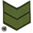 Знак - годичка ( нашивка шеврон ) VT нарукавный за выслугу лет ( по годам службы ) 10 лет полевой(2508060)