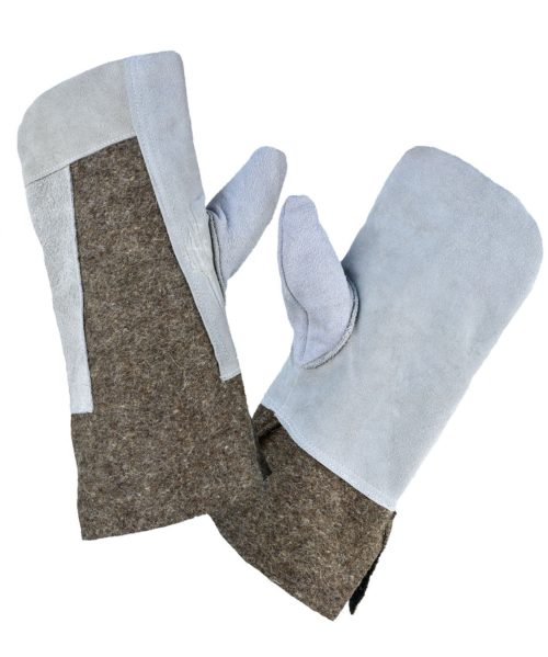 Вачеги для металлурга сукно — спилок, цвет серо-голубые Вачеги для металлурга сукно - спилок П-обр (50 пар в уп.)