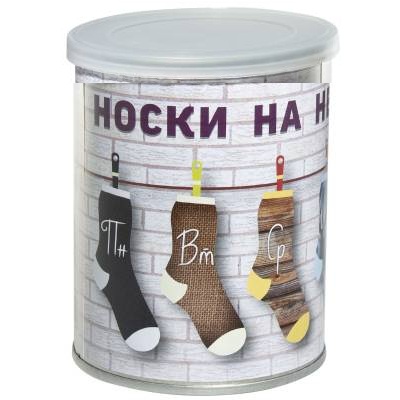 Носки VS в банке консервированные подарочные Носки на недельку (4807064)