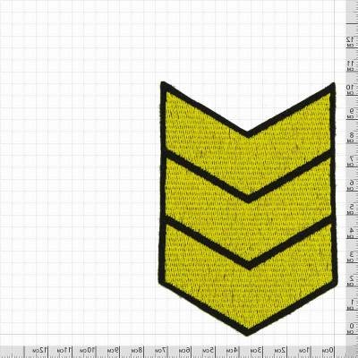 Знак — годичка ( нашивка шеврон ) нарукавный за выслугу лет ( по годам службы ) 15 лет вышитый Знак - годичка ( нашивка шеврон ) VT нарукавный за выслугу лет ( по годам службы ) 15 лет вышитый (2508040)