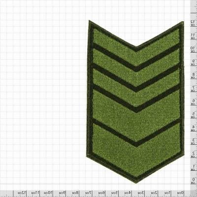 Знак — годичка ( нашивка шеврон ) нарукавный за выслугу лет ( по годам службы ) 13 лет полевой Знак - годичка ( нашивка шеврон ) VT нарукавный за выслугу лет ( по годам службы ) 13 лет полевой (2508063)