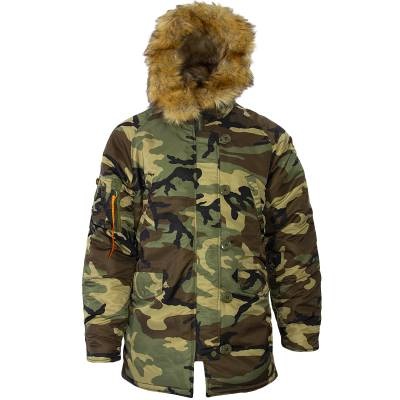 Куртка NORD DENALI Аляска HUSKY DENALI CAMO GREEN камуфлированная нато (1105403)