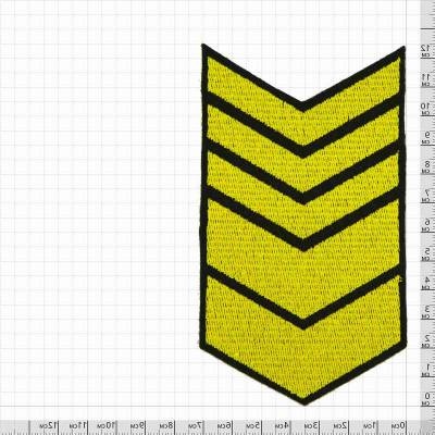 Знак — годичка ( нашивка шеврон ) нарукавный за выслугу лет ( по годам службы ) 13 лет вышитый Знак - годичка ( нашивка шеврон ) VT нарукавный за выслугу лет ( по годам службы ) 13 лет вышитый (2508038)