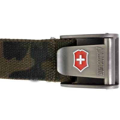 Ремень стропа брючный мужской камуфлированный с бляхой ( пряжкой ) ( малая бляха ) Victorinox DG425, цвет нато Ремень стропа брючный мужской камуфлированный с бляхой ( пряжкой ) ( малая бляха ) Victorinox DG425, цвет нато недорого