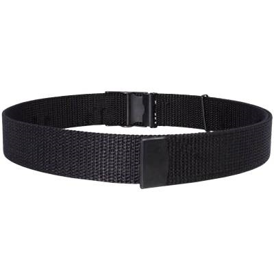 Ремень стропа брючный мужской с бляхой ( пряжкой ), цвет черный Ремень стропа брючный мужской с бляхой ( пряжкой ), цвет черный по низкой цене