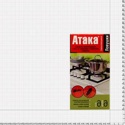 Средство защиты ( гель ) АТАКА инсектицидное от тараканов и муравьев ловушка 6 штук с доставкой