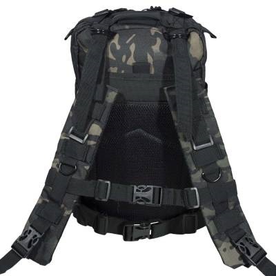 Рюкзак штурмовой 30х45х23 30 л камуфлированный, цвет черный Рюкзак штурмовой 30х45х23 30 л камуфлированный, цвет черный оптом