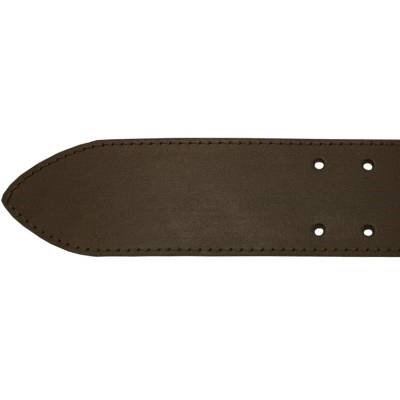 Ремень офицерский кожаный с двухшпеньковой латунной пряжкой ( бляхой ) уставной ПРЕМИУМ, цвет коричневый Ремень офицерский кожаный с двухшпеньковой латунной пряжкой ( бляхой ) уставной ПРЕМИУМ, цвет коричневый по низкой цене