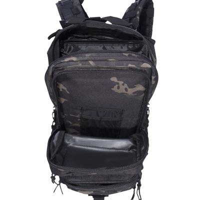 Рюкзак штурмовой 30х45х23 30 л камуфлированный, цвет черный Рюкзак штурмовой 30х45х23 30 л камуфлированный, цвет черный в военторге