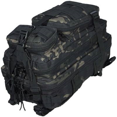 Рюкзак штурмовой 30х45х23 30 л камуфлированный, цвет черный Рюкзак штурмовой 30х45х23 30 л камуфлированный, цвет черный в Москве