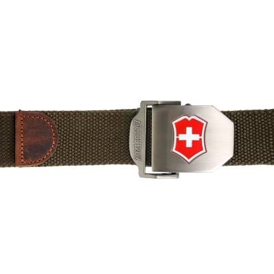 Ремень стропа брючный мужской с бляхой ( пряжкой ) Victorinox D115-21, цвет оливковый Ремень стропа брючный мужской с бляхой ( пряжкой ) Victorinox D115-21, цвет оливковый в Москве
