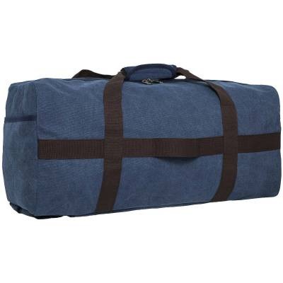 Сумка - рюкзак брезентовая 60х27х25 40 л, цвет синяя в военторге