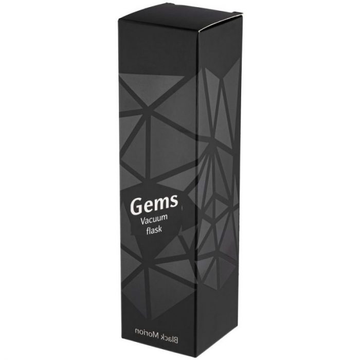 Термос Gems Black Morion, черный морион с доставкой