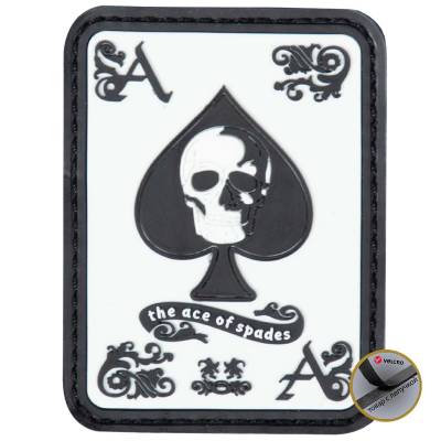 Нашивка ( шеврон патч patch ) тактическая THE ACE OF SPADES 3D PVC ( пластизоль ) по низкой цене