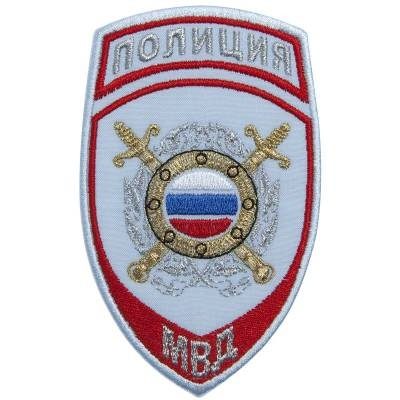 Нашивка ( шеврон ) на рукав Полиция ООП вышитая, цвет голубая Нашивка ( шеврон ) на рукав Полиция ООП вышитая, цвет голубая недорого