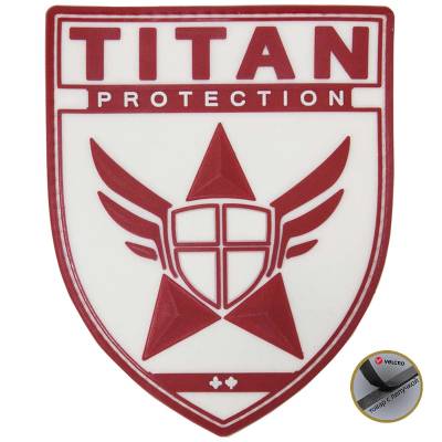 Нашивка ( шеврон патч patch ) тактическая TITAN PROTECTION 3D PVC дешево