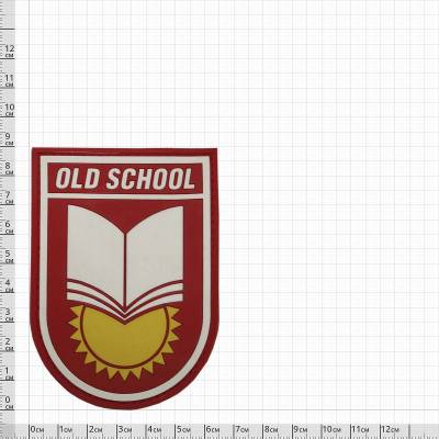 Нашивка ( шеврон патч patch ) тактическая OLD SCHOOL 2 3D PVC ( пластизоль ) дешево