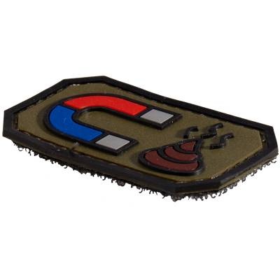 Нашивка ( шеврон патч patch ) тактическая Shit Magnet 3D PVC ( пластизоль ) на липучке 6х3,5 по низкой цене