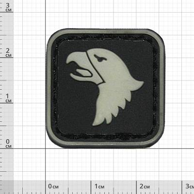 Нашивка ( шеврон патч patch ) тактическая Eagle ( орел ) 3D PVC липучка флуоресцентная по низкой цене