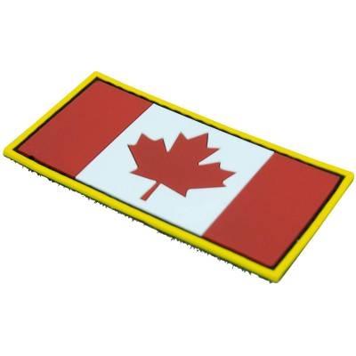 Нашивка ( шеврон патч patch ) тактическая Флаг CANADA ( КАНАДА ) 3D PVC ( пластизоль ) по низкой цене