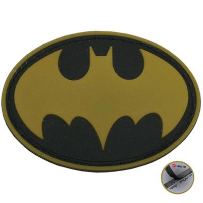 Нашивка ( шеврон патч patch ) тактическая Batman ( бэтман ) 3D PVC на липучке 7х5 дешево