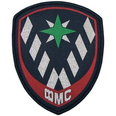 Нашивка ( шеврон ) на рукав ФМС 8,5х10 вышитая жаккардовая, цвет темно-синяя Нашивка ( шеврон ) на рукав ФМС 8,5х10 вышитая жаккардовая, цвет темно-синяя в Москве