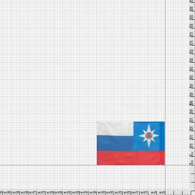 Флаг МЧС ( Министерство чрезвычайных ситуации) ведомственный 30х40 оптом