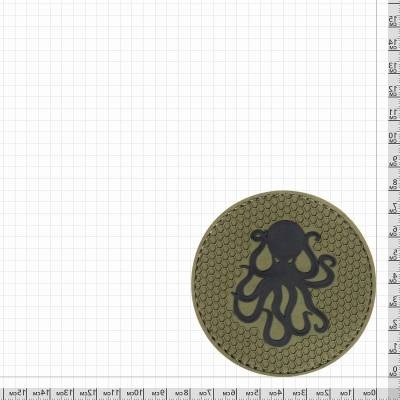 Нашивка ( шеврон патч patch ) тактическая OCTOPUS ( ОСЬМИНОГ ) 3D PVC по низкой цене