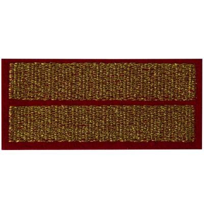 Нашивка ( шеврон ) на рукав Курсовка 2-й курс вышитая прямоугольник дешево