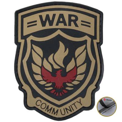 Нашивка ( шеврон патч patch ) тактическая WAR COMMUNITY 3D PVC недорого