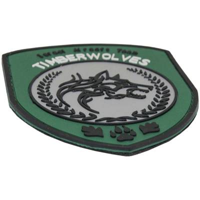 Нашивка ( шеврон патч patch ) тактическая TIMBERWOLVES Israel Airsoft Team 3D PVC дешево