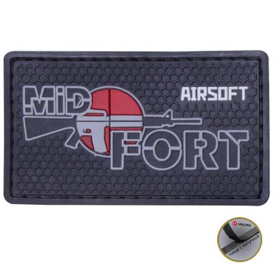 Нашивка ( шеврон патч patch ) тактическая MID FORT AIRSOFT 3D PVC в военторге