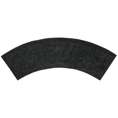 Нашивка ( шеврон ) на рукав Охрана 12х3,5 вышитая дуга, цвет черная Нашивка ( шеврон ) на рукав Охрана 12х3,5 вышитая дуга, цвет черная в Москве