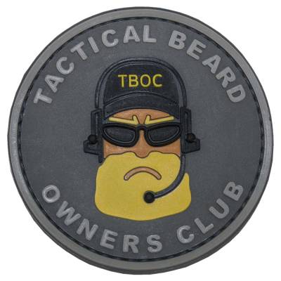 Нашивка ( шеврон патч patch ) тактическая TACTICAL BEARD OWNERS CLUB недорого