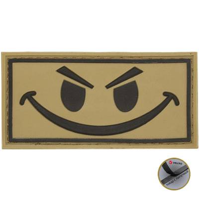 Нашивка ( шеврон патч patch ) тактическая Smile 3 3D PVC ( пластизоль ) недорого